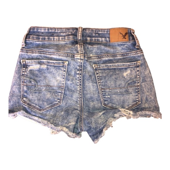 American Eagle Outfitters High Rise Shortie Super Stretch Size 0 - Picture 2 of 12
